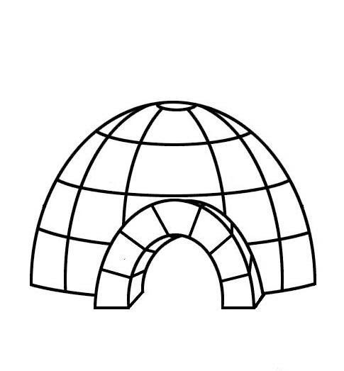 Download igloo coloring pages | Coloring Pages