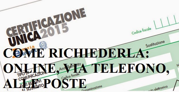 cud 2018 online scarica