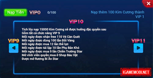 Bang Bang giới thiệu hệ thống VIP 3