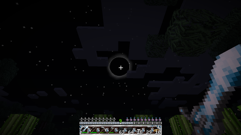 Is this supposed to be a lunar eclipse? - Survival Mode 