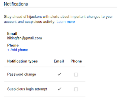 Google Account Security
