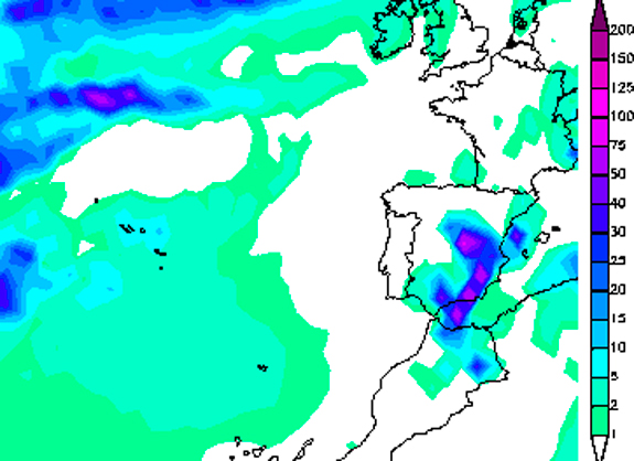 Lluvias intensas y tormentas severas en las próximas horas en diferentes zonas de España