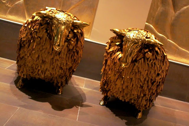 Sheep at the Mercer Street Hotel in Seven Dials in London