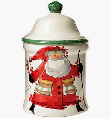  VIETRI Old St. Nick Large canister