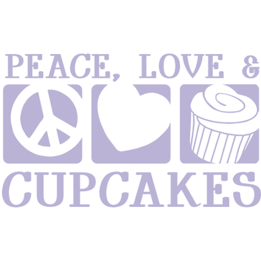 Peace, Love, and Cupcakes logo