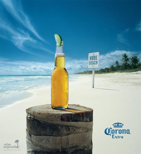 Great example of the Corona beer commercials 