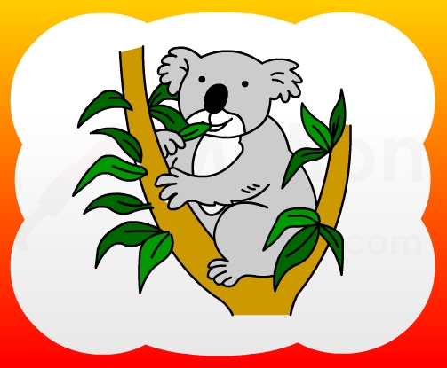 How to draw Koala Bear for kids