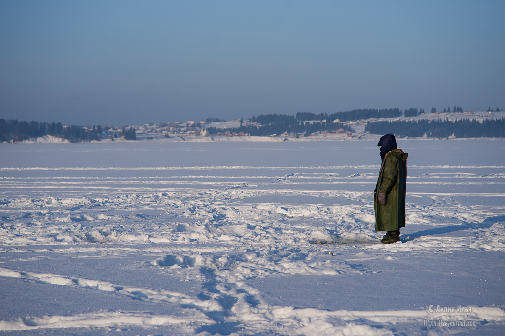 Камское море зимой