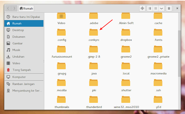 Home Folder in Linux