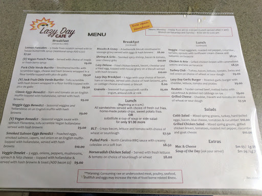 Brunch Restaurant «Lazy Day Cafe», reviews and photos, 2020 E 3300 S #23, Salt Lake City, UT 84109, USA