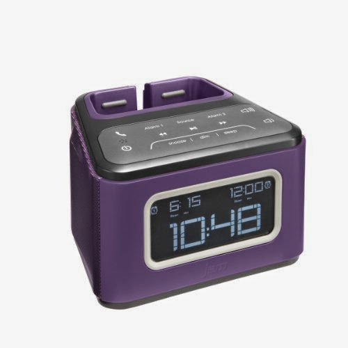  HMDX JAM ZZZ Wireless Alarm Clock, HX-B510PU (Purple)