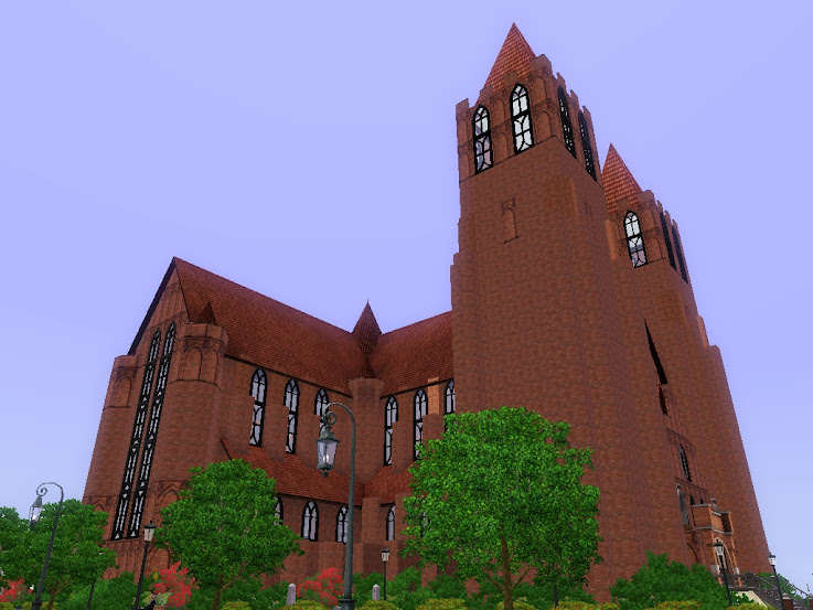 st john cathedral church,cathedral,kerk,kirche,iglesia,sims3