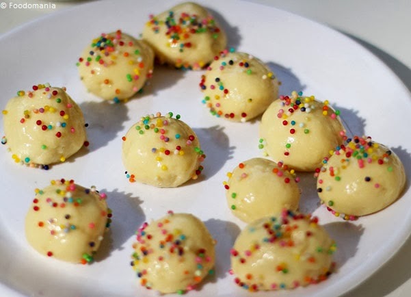 Tres Leches Fudge Bites Recipe | Written by Kavitha Ramaswamy of Foodomania.com
