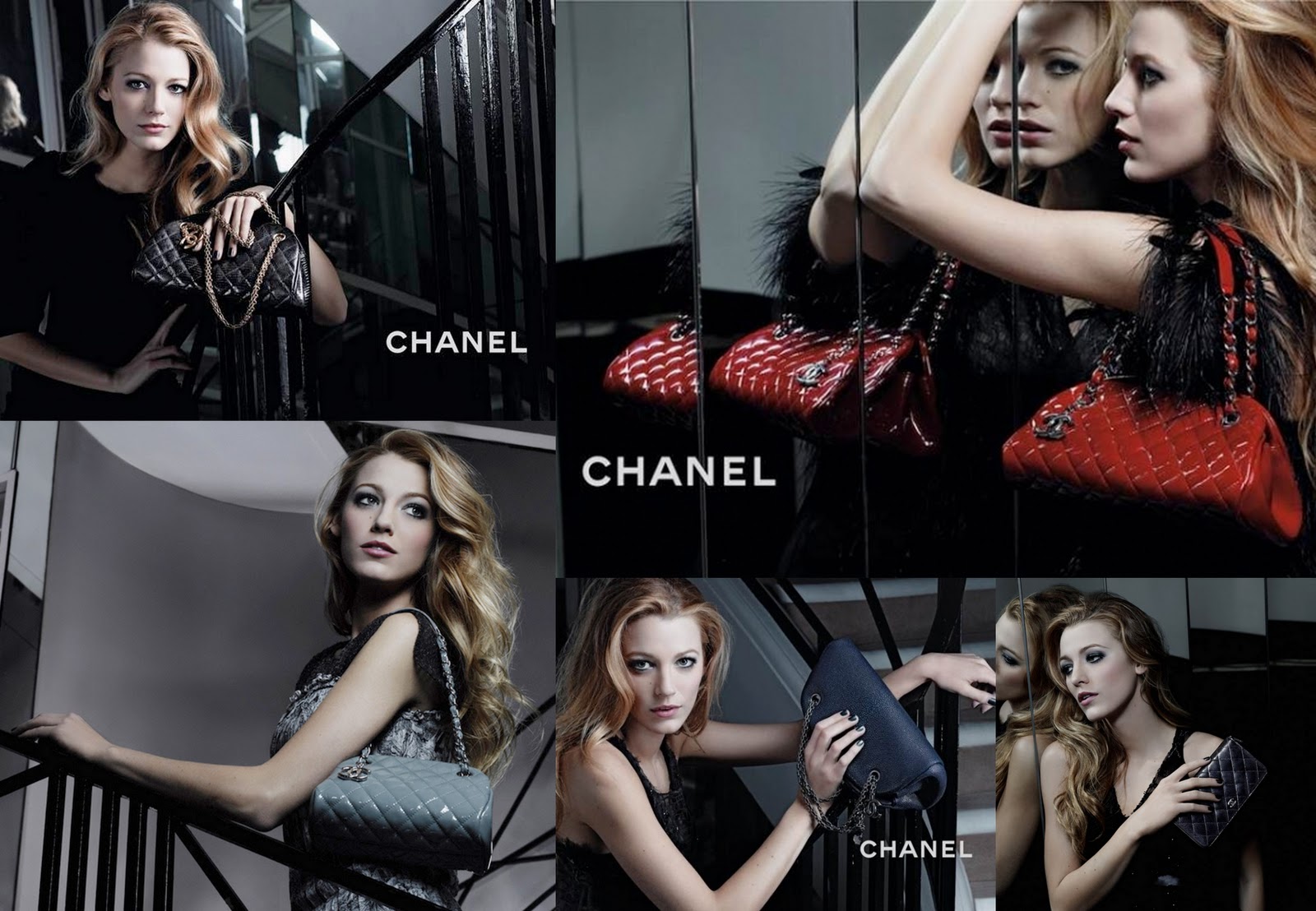 Coquette: Blake Lively for Chanel Mademoiselle Handbags