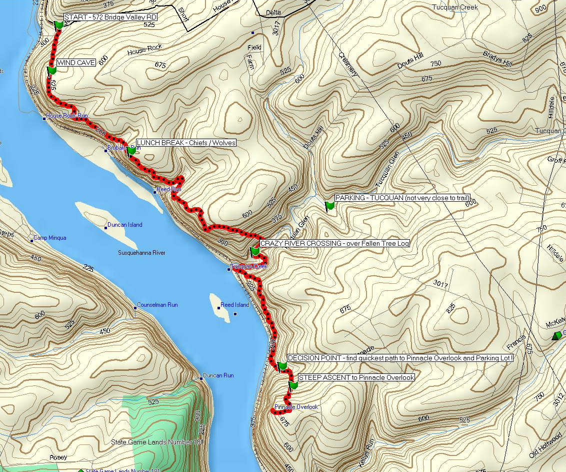 Conestoga Trail Map