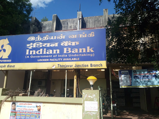 Indian Bank-Thanjavur Junction, 1087 Mission Street, Maharnonbu Chavadi, Thanjavur, Tamil Nadu 613001, India, Bank, state TN