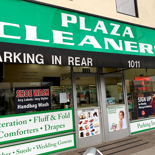 Plaza Dry Cleaners logo