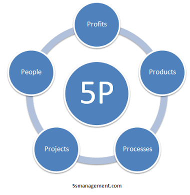 Lean Six Sigma is based on the 5P (Profits, Products, Processes,
Project-by-Project, and People)
