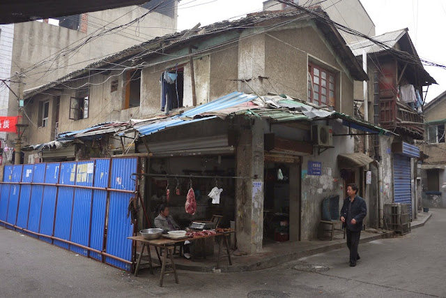 meat for sale at Beizheng Street in Changsha, China