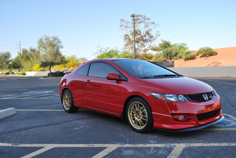 Mini Detail / Photoshoot: 2009 Honda Civic Si - Rallye Red