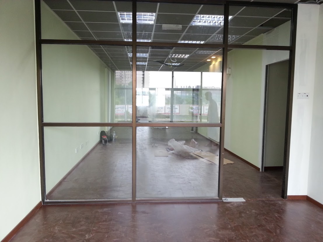 install glass panel