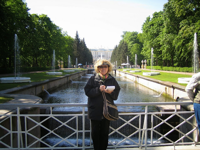 Author Eva Stachniak doing research in Russia