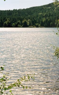 Lac du Bouchet effet soleil
