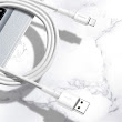 Cáp sạc nhanh, siêu bền Baseus Mini White dùng cho Smartphone/ Tablet ( Lightning, Quick Charging và Sync Data TPE Cable)