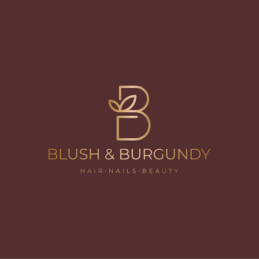 Blush and Burgundy logo