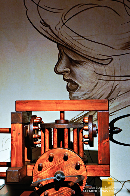 Carro Falciante at The Mind Museum's Da Vinci The Genius Exhibit