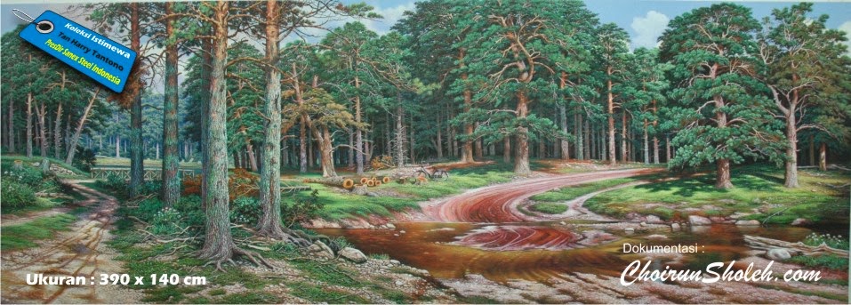  Lukisan Pemandangan Alam Karya Choirun Sholeh KASKUS