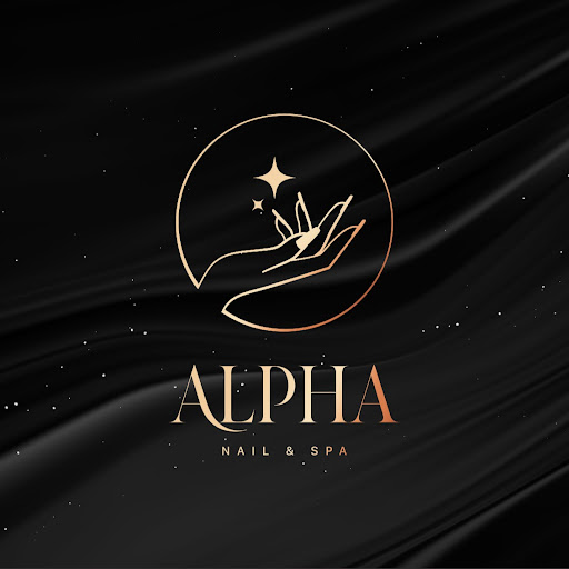 ALPHA nail & spa logo