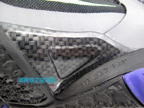 Nike LeBron 9 GS Kids 8211 GreyPurpleVoltBlack