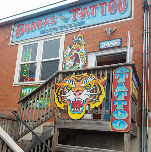 Bubba's Family Tattoo Parlor logo