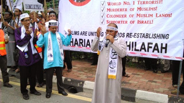HTM demo bantah lawatan Obama