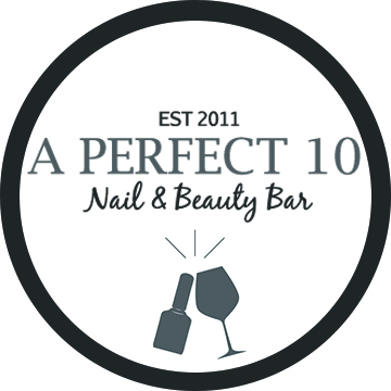 A Perfect 10 Nail and Beauty Bar / Dawley Farms logo