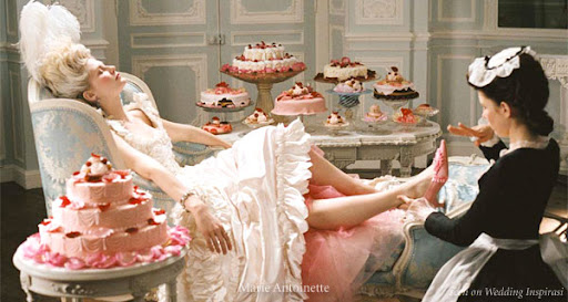 Kirsten Dunst como "Marie Antoniette"