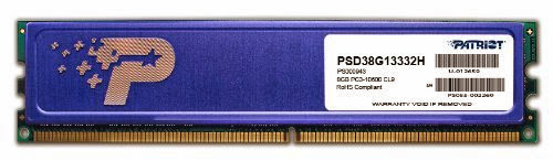  Patriot PSD38G13332H Signature 8GB DDR3 CL9 PC3-10600 1333MHz DIMM with Heatshield