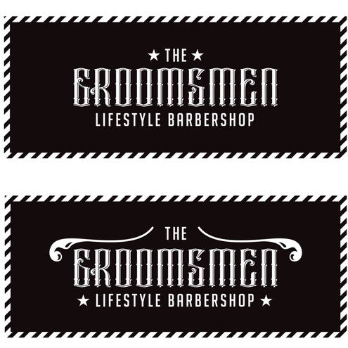 The Groomsmen Lifestyle Barbershop Maple logo