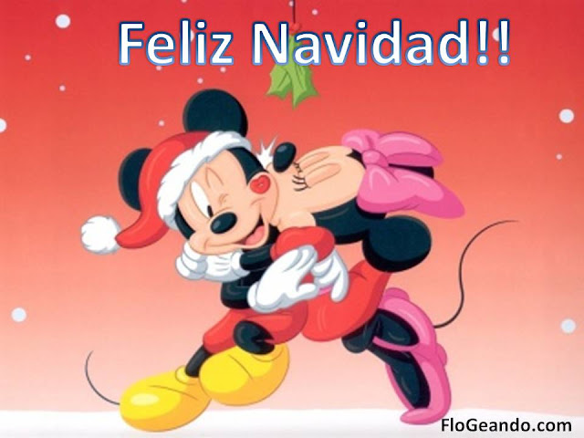 Postales de navidad Micky Mouse