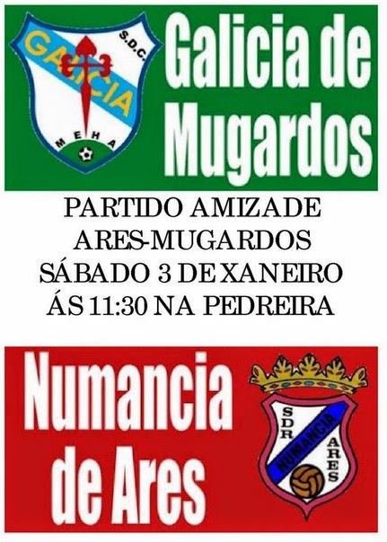 Veteranos: II Partido da Amizade G. de Mugardos - Numancia de Ares.