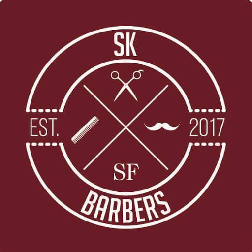 S K Barbers logo