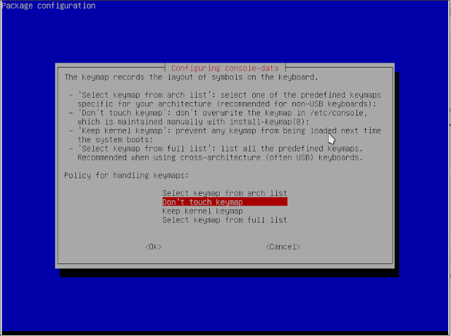 Don't touch keymap