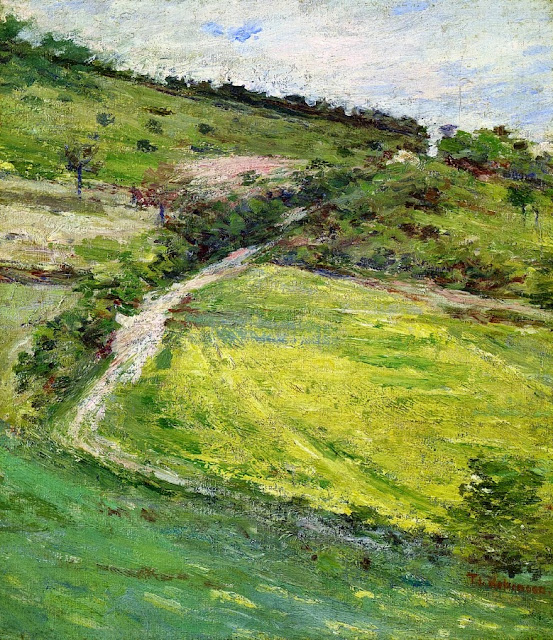 Theodore Robinson - Hillside in Giverny, France