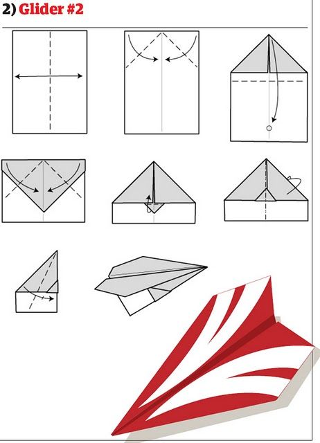 كيف تصنع طائرة ورقيه Plane_03