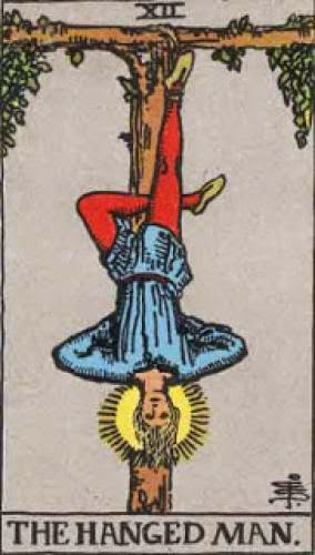 Card Meaning For The Hanged Man Rws And Thoth