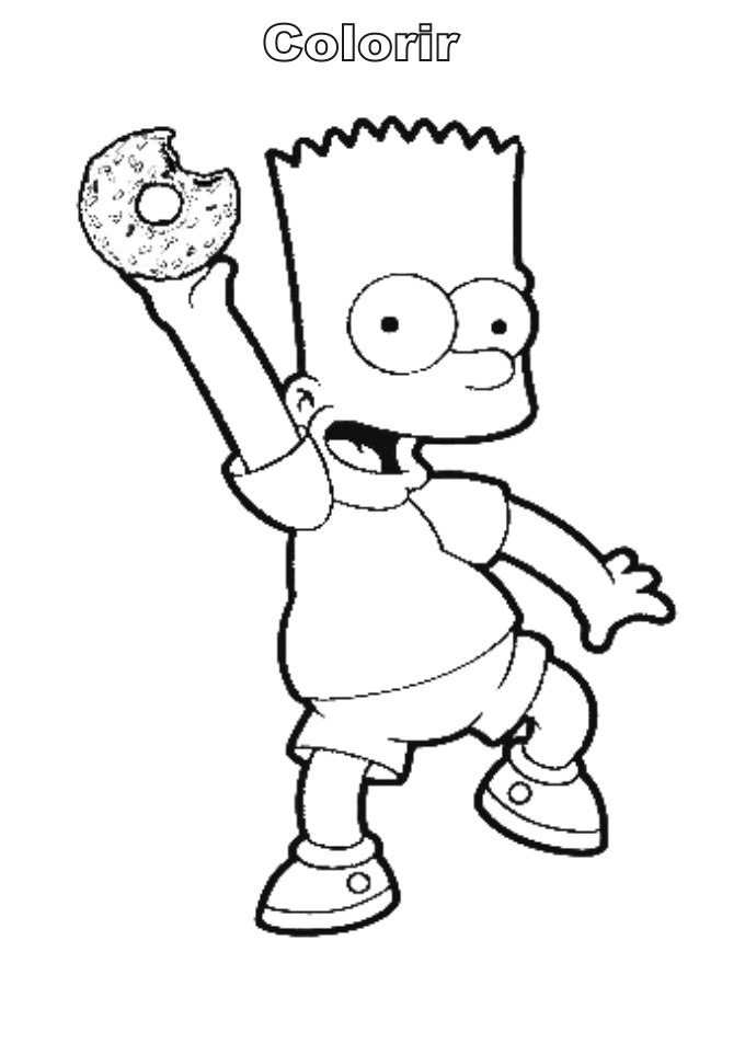 Desenhos Para Colorir Dos Simpsons