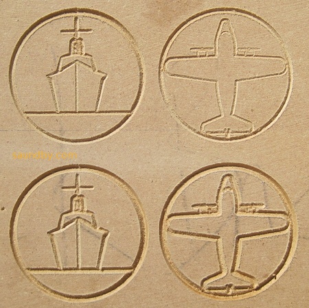 Decorative motifs for woodworking cut with microCarve A4 CNC