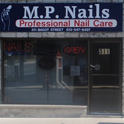 M.P. Nails logo