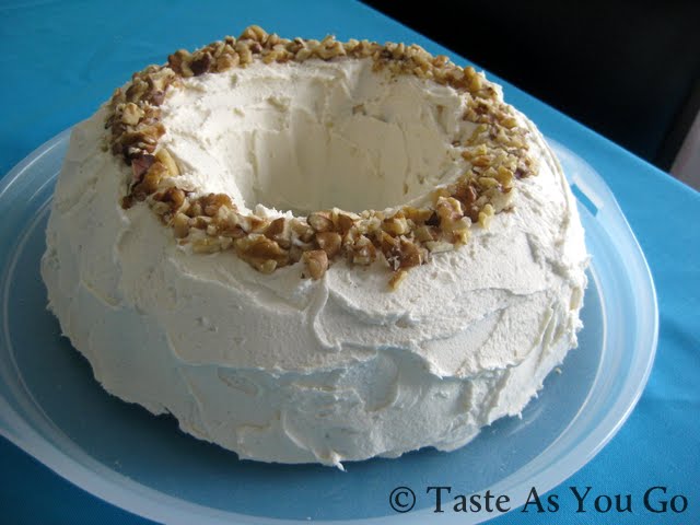 Carrot Cake with Buttercream Frosting - Recipe Courtesy of Claire Criscuolo of Claire's Corner Copia in New Haven, CT | Photo by Taste As You Go